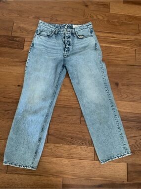 Rag & Bone Alex High-Rise Ankle Stretch Lightwash Jeans Size 31